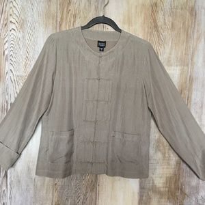 Eileen Fisher Silk Cotton Jacket NWT S